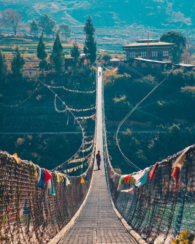 Cầu treo Punakha, Cầu treo Punakha, điểm đến Bhutan